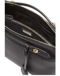 Fendi By The Way Small Embellished Leather Shoulder Bag Black