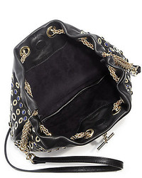 Sonia Rykiel Embellished Hobo Crossbody Bag