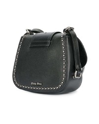 Miu Miu Embellished Saddle Bag