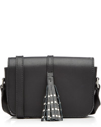 Steffen Schraut Leather Shoulder Bag With Embellished Tassel