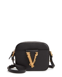 Versace Mini Virtus Leather Shoulder Bag