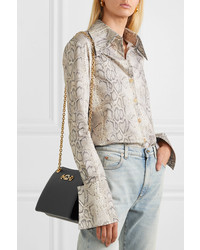 Gucci Zumi Embellished Leather Shoulder Bag