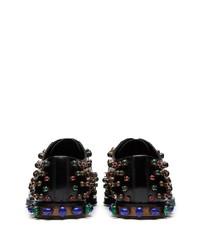 Dolce & Gabbana Crystal Embellished Derby Shoes