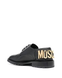 Moschino Logo Plaque Lace Up Shoes