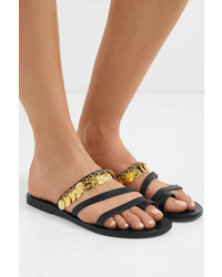 Ancient Greek Sandals Faye Embellished Leather Sandals