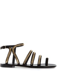 Giuseppe Zanotti Design Chain Embellished Sandals