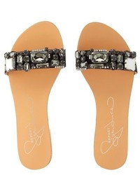 Report Signature Jeweled Slide Sandals
