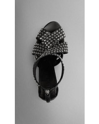 Burberry Studded Leather Sandals