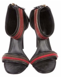 Alexander McQueen Embellished Leather Sandals