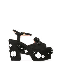 Boutique Moschino Embellished Platform Sandals