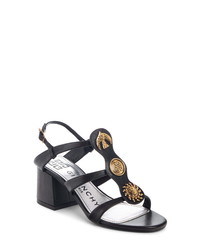 Givenchy Gold Button Charm Sandal