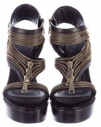Givenchy Leather Embellished Sandals