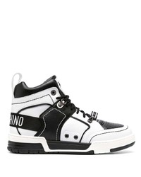 Moschino Asymmetric Lace Up Sneakers