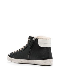 Philippe Model Paris Logo Patch Leather Sneakers