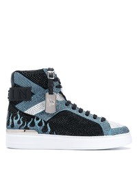 Philipp Plein Money Beast Stud Embellished High Top Sneakers