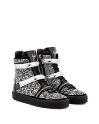 Giuseppe Zanotti Moonshot Crystal Embellisht Sneakers