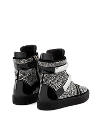 Giuseppe Zanotti Moonshot Crystal Embellisht Sneakers