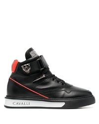 Roberto Cavalli Panther Embellished High Top Sneakers