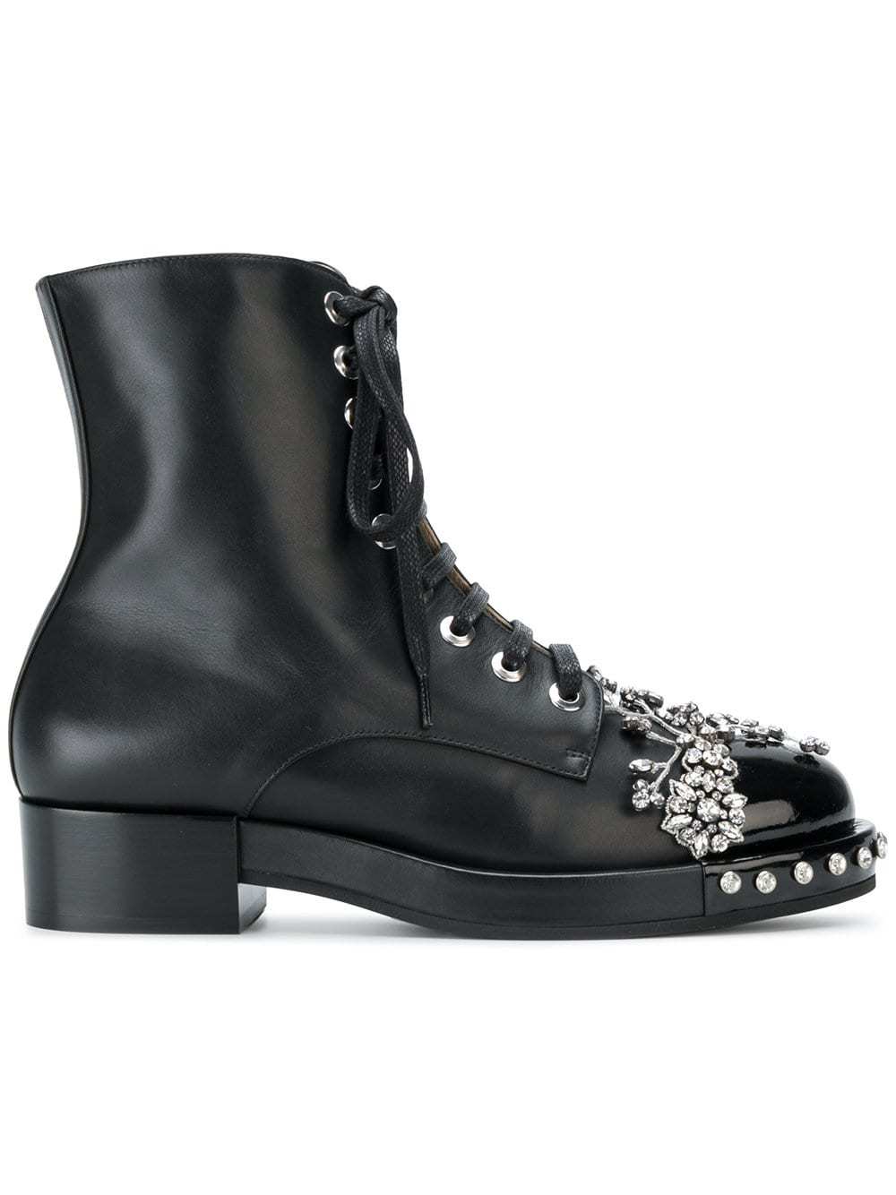 N°21 N21 Embellished Ankle Boots, $585 | farfetch.com | Lookastic