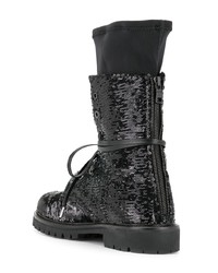 RtA Sequins Lace Up Boots