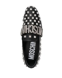 Moschino All Over Stud Embellished Loafers