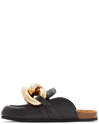 JW Anderson Black Chain Loafers