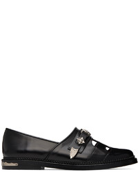 Toga Virilis Black Embellished Loafers