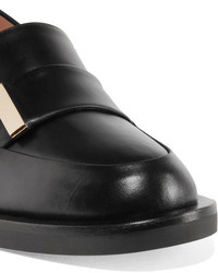 Nicholas Kirkwood Casati Embellished Leather Loafers Black