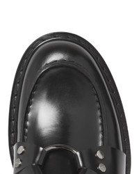 Alexander McQueen Embellished Leather Loafers