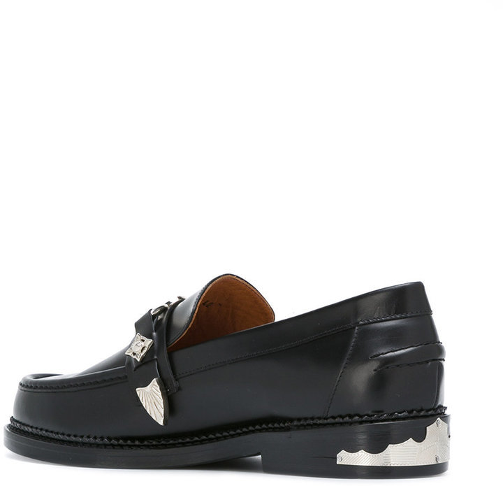 Toga Virilis Embellished Loafers, $470 | farfetch.com | Lookastic