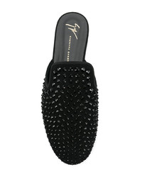 Giuseppe Zanotti Design Embellished Slip On Slippers