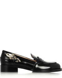 No.21 No 21 Crystal Embellished Leather Loafers
