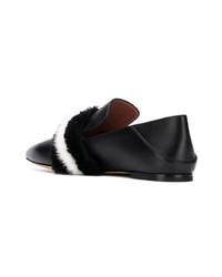 Bally Pointed Toe Textured Loafers