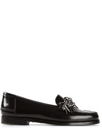 Sergio Rossi Spike Embellished Loafers