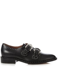 Givenchy Stud Embellished Leather Loafers