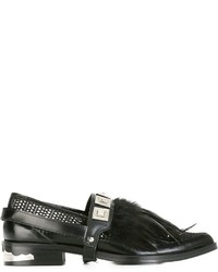 Toga Embellished Mesh Loafers