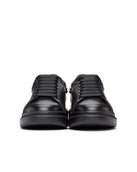 Alexander McQueen Black And Silver Oversized Sneakers