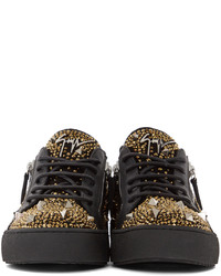 Giuseppe Zanotti Black Gold May London Sneakers