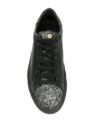 Hide&Jack Glitter Details Lace Up Sneakers