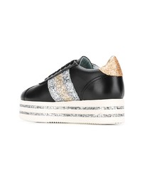 Chiara Ferragni Glitter Embellished Platform Sneakers