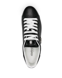 Roberto Cavalli Logo Plaque Lace Up Sneakers