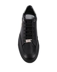 Billionaire Low Top Leather Trainers
