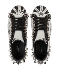Dolce & Gabbana Portofino Stud Embellished Low Top Sneakers