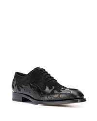 Alexander McQueen Flame Pattern Oxford Shoes