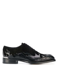 Alexander McQueen Flame Pattern Oxford Shoes