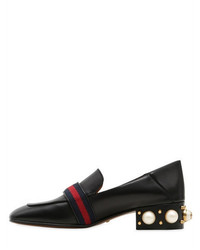 Gucci 35mm Peyton Embellished Leather Pumps