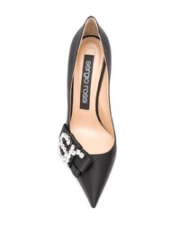 Sergio Rossi Embellished Bow Pumps