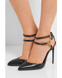 Tom Ford Embellished Leather Pumps Black