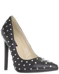 Pleaser Devious Sexy 20st Black Studded Pointed Toe Pumps