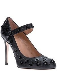 RED Valentino Floral Embellished Mary Jane